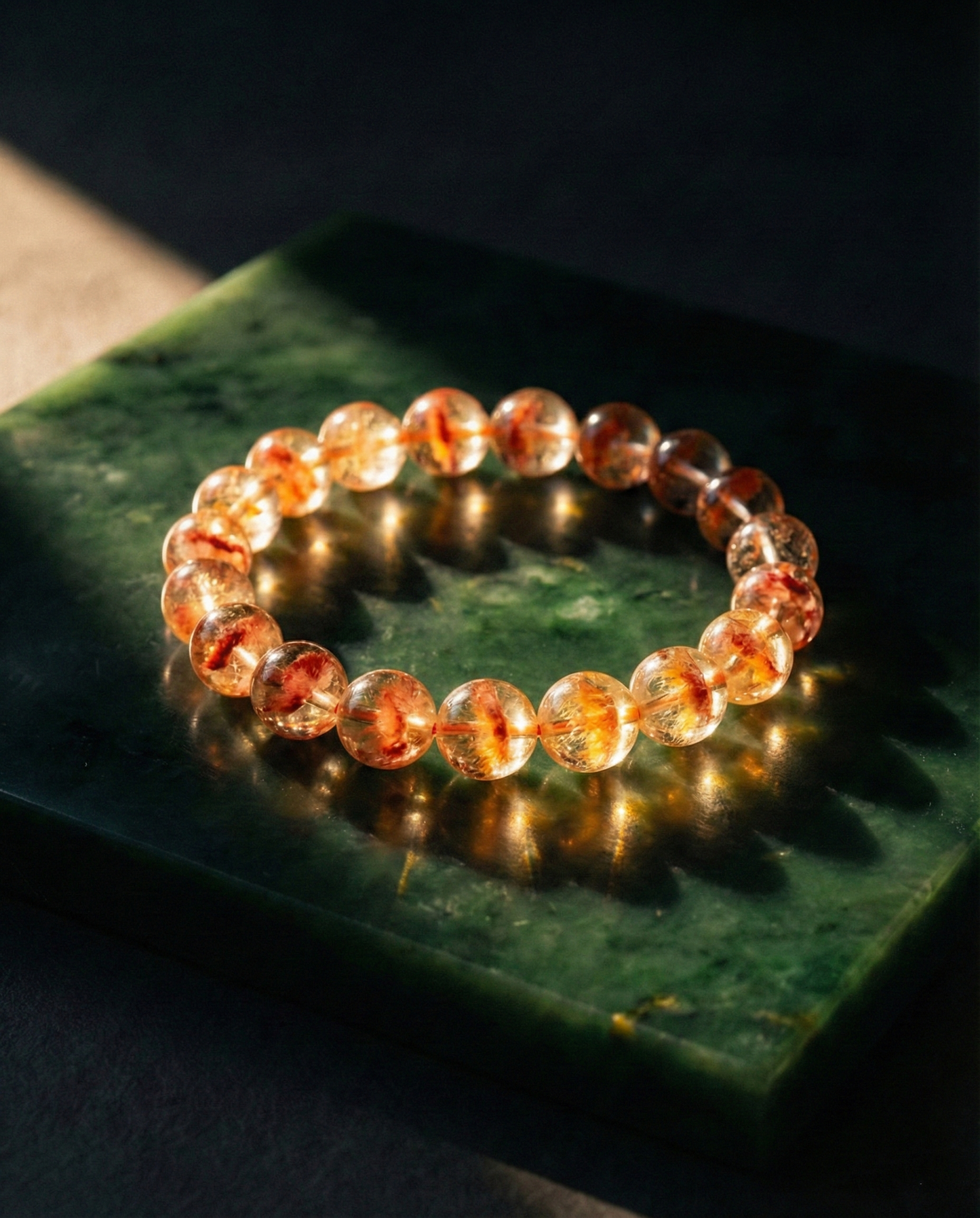 The Radiant Harvest | Brazilian Orange Hematoid Quartz