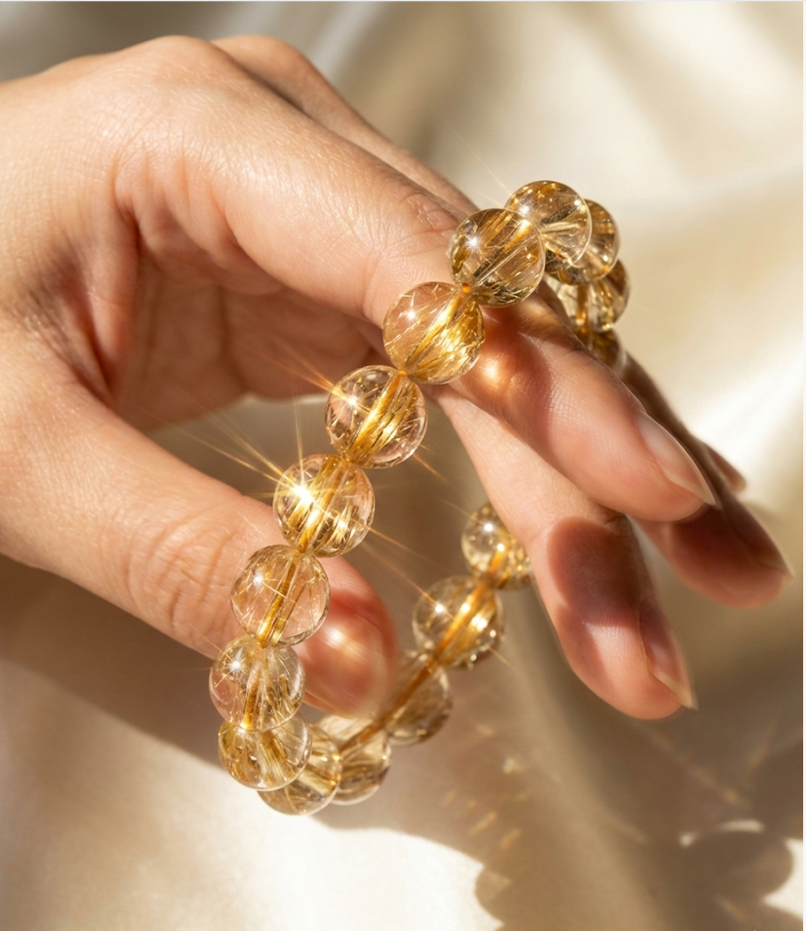 The Sovereign Edge | Brazilian Golden Rutilated Quartz