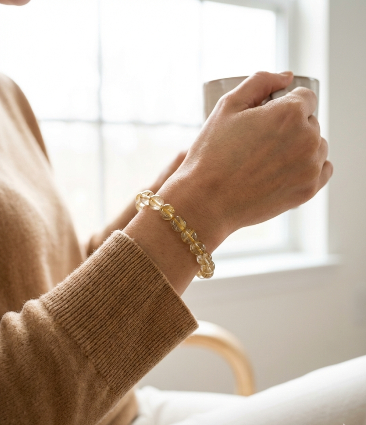 The Sovereign Edge | Brazilian Golden Rutilated Quartz