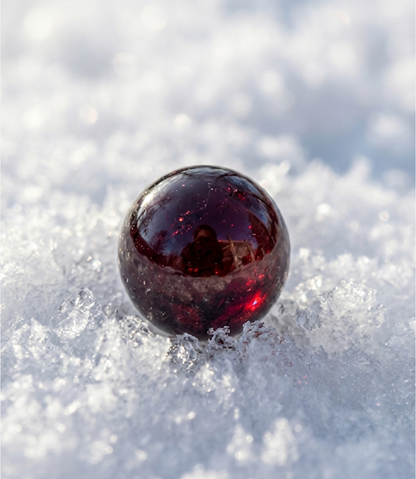 The Empress Flame | Siberian Purple Garnet