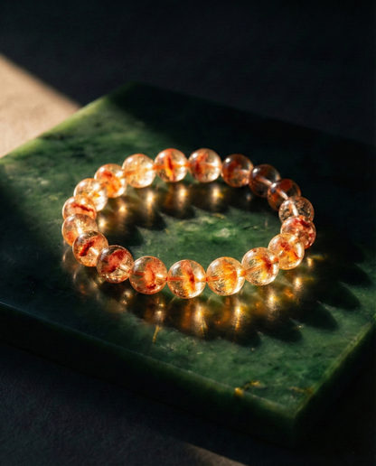 The Radiant Harvest | Brazilian Orange Hematoid Quartz