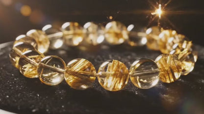 The Sovereign Edge | Brazilian Golden Rutilated Quartz